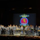 Un momento de la actuación, en el teatro Gullón.