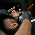 Imagen de archivo de un barbero