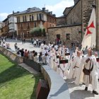 Cambio de guardia en el Castillo de los Templarios de Ponferrada