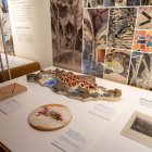 Parte de la exposición 'Gaudí y el trencadís'.
