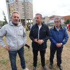 Iván Alonso, en el centro, en la presentación de la actividad