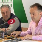 José Luis Nieto y Julián García describieron la meta en Astorga.