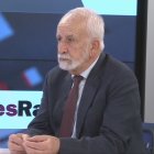 Salvador Gutiérrez, ayer durante la entrevista.