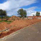 Los trabajos han comenzado con e movimiento de tierras.
