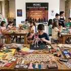 Uno de los talleres didácticos del Munic en Carracedelo.