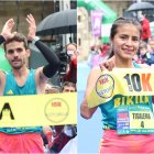 Raúl Celada y Kathy Tisalema, los dos ganadores de la 10k de Astorga.
