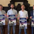 David Álvarez, Hugo Murciego, Julián García y Hugo Puente en la presentación del torneo.