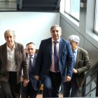 La directora de Scayle, Hilde Pérez, y el consejero José Luis Sanz Merino, se dirigen a la reunión.