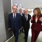 Moral, Mairal, Vega y la rectora en el acto celebrado ayer.