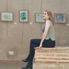Ana Belén Frutos, joven artista de Valladolid, descendiente de Cistierna.