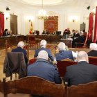 Un momento del juicio celebrad en la Audiencia de León.