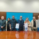 Firma de los convenios de cesión en Ponferrada.