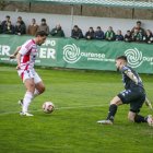 Esta acción de Borja Fernández supuso el gol del triunfo de la pasada temporada en O Carballiño.