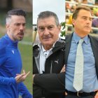 Rubén de la Barrera, Manolo Cadenas y Gustazo Aranzana.