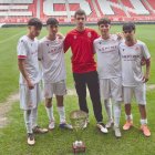 Manuel Robles, Diego Julián, Raúl Calvo, Ángel Ochoa e Izan Iglesias.