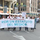 Huelga de médicos en León.
