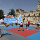 La plaza San Marcos se convirtió en el lugar de juegos, diversión y movimiento de la mano de Kinder Joy of moving Experience.