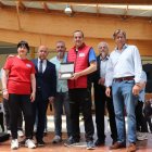 Gerentes de Embutidos El Castro y políticos.