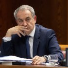 Archivo - El expresidente del Gobierno José Luis Rodríguez Zapatero comparece ante la Comisión de Investigación sobre el ‘caso Koldo’, en el Senado, a 2 de marzo de 2026.