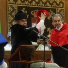 Marín impuso el birrete a José Luis Rodríguez Zapatero en febrero de 2023.
