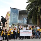 Protesta trabajadores de Correos en Ponferrada