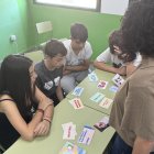 Un momento del taller de prevención de tabaquismo