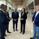 La directora de Aena, en su última visita a León.