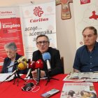 Inmaculada del Peso, Francisco Javier Gay y Amador Pinos, ayer.