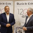 Gerardo Álvarez Courel y Joaquín S. Torné, en el congreso.