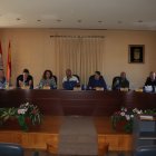 Sesión plenaria celebrada en el Ayuntamiento de Boñar.