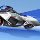 Carrocería modelada a mano, escultural y alargado lenguaje estético inspirado en la aeronáutica de alta velocidad .
