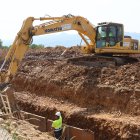 Trabajos de modernización del Canal Bajo del Bierzo.