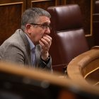 El portavoz del PSOE en el Congreso, Patxi López, durante la sesión plenaria celebrada en el Congreso, a 26 de mayo de 2026, en Madrid (España). 