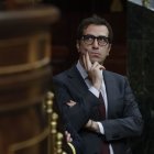 Carlos Cuerpo, ayer, en el Congreso.