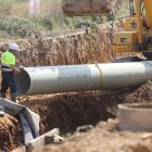 Obras del Canal Bajo del Bierzo.