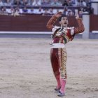 Ismael Martín durante su última actuación en Las Ventas, Madrid.