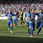 El último ascenso se produjo en el 2019 contra el Hércules.