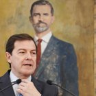 Rueda de prensaq de Mañueco para desvelar la composición de su gobierno