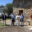 Un momento de la inauguración del albergue municipal de peregrinos de Santa Marina del Rey.