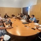 Un momento de la reunión del proyecto en la que ha participado el presidente de la Diputación.