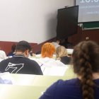 Alumnos durante uno de los ejercicios de la Prueba de Acceso a la Universidad.