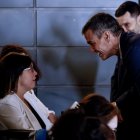 Pedro Sánchez en un encuentro en el Imserso sobre políticas de discapacidad.