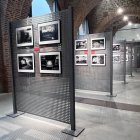 Jornada de inauguración de la nueva exposición del museo de Sabero.  Instalaciones abandonadas en Torre del Bierzo.