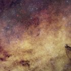 Detalle de la imagen tomada por el telescopio Euclid de la Vía Láctea, el 23 de marzo de 2025.
