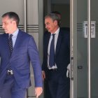 Zapatero abandona la Audiencia Nacional tras declara el caso Plus Ultra.