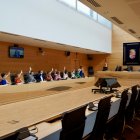Las Cortes de Castilla y León celebraron ayer la constitución de las comisiones permanentes legislativas, no legislativas y de la Diputación Permanente de la XII Legislatura.
