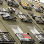 Pisos en venta en una barrio de Madrid.