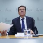 Carlos Fernández Carriedo, ayer, durante la rueda.