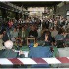 Pleno del Consejo Comarcal celebrado en una calle de Ponferrada el 9 de julio del 2000.