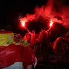 Celebración por la final del Mundial de 2010 en el Bierzo.